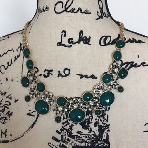 (4/$20) Green statement necklace from Express